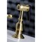 Kingston Brass KB1797AXBS 8" Widespread Kitchen Faucet W/ Brass Sprayer, Brushed Brass KB1797AXBS - alternate 4